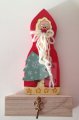 Weihnachtssockenhalter-Santa;Holz;Acryl